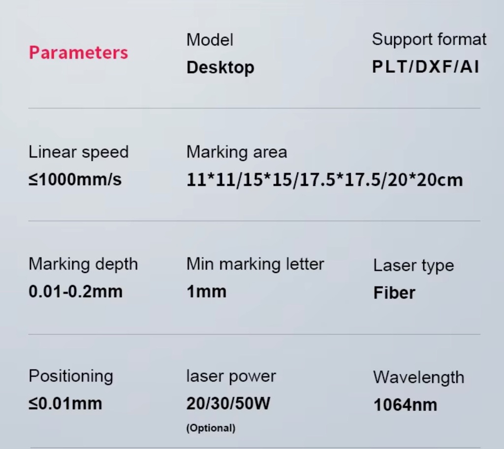 Laser De Fibra 20w Raycus