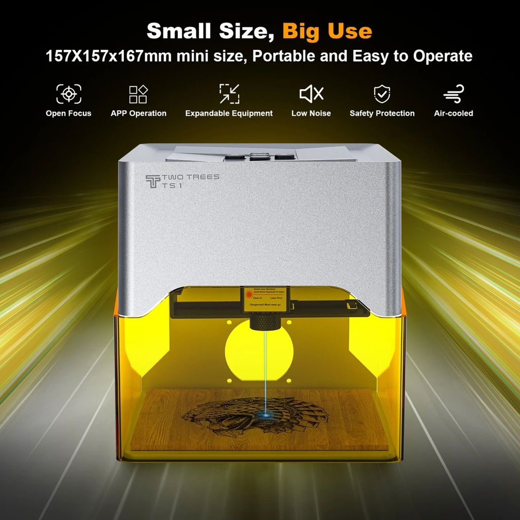 Grabadora Laser Mini Two Trees  Ts1 3w