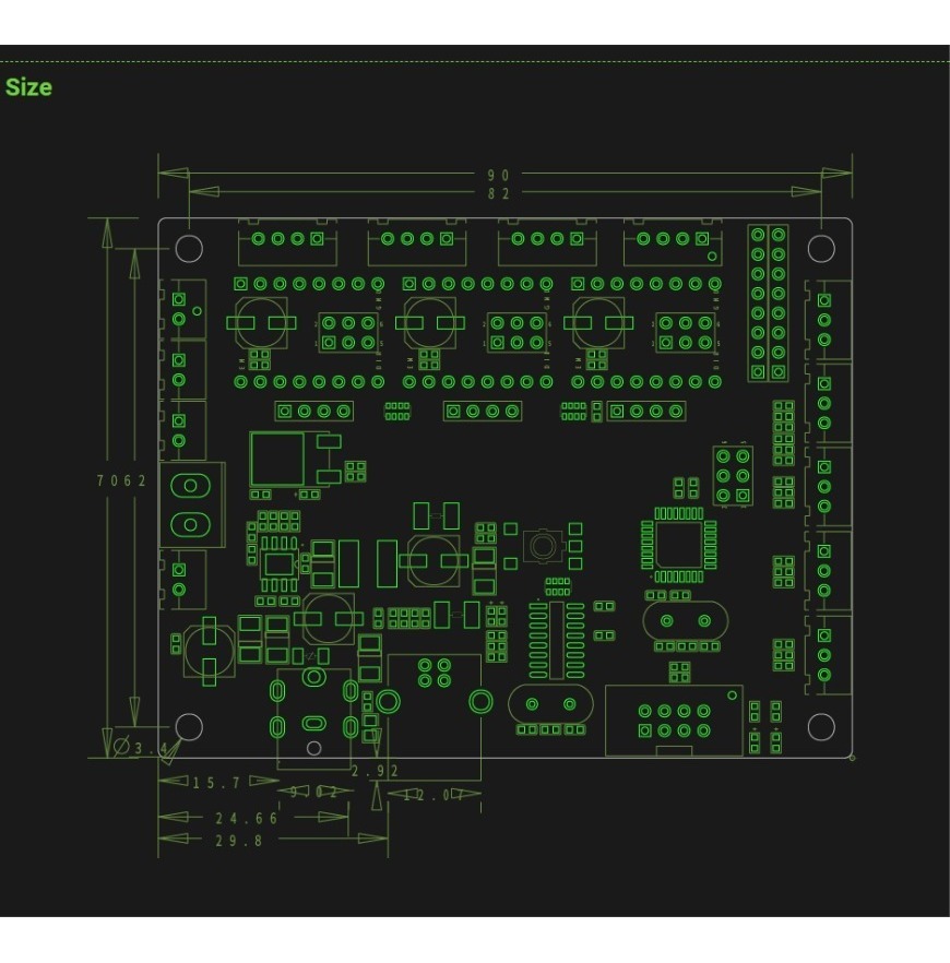 Placa Controladora Makerbase Cnc  Laser Y Fresadora  12/24v