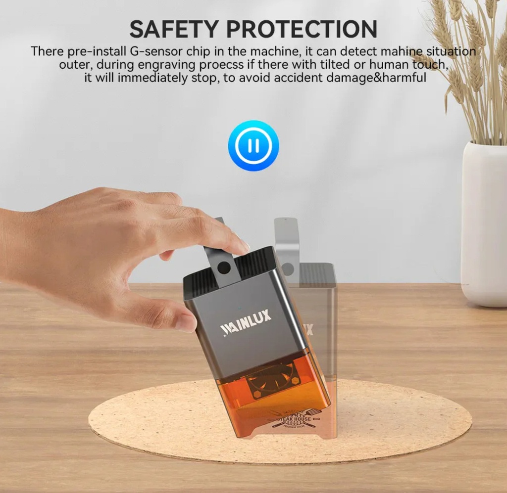 Mini Laser Portatil Wainlux Z4 - Puede Grabar En 360 Grados