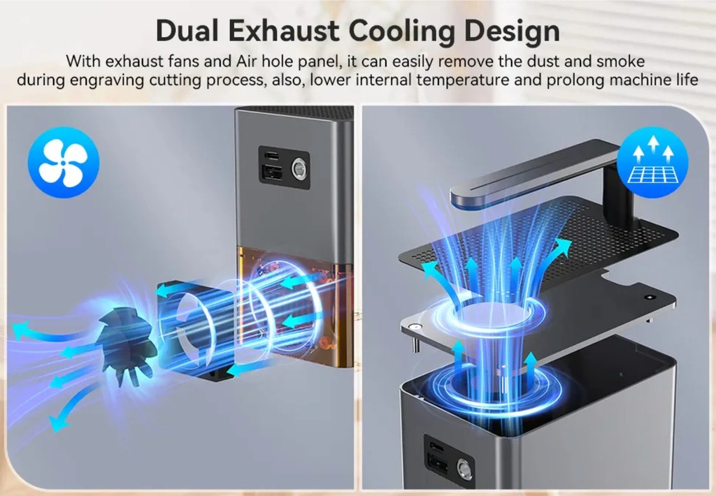 Mini Laser Portatil Wainlux Z4 - Puede Grabar En 360 Grados