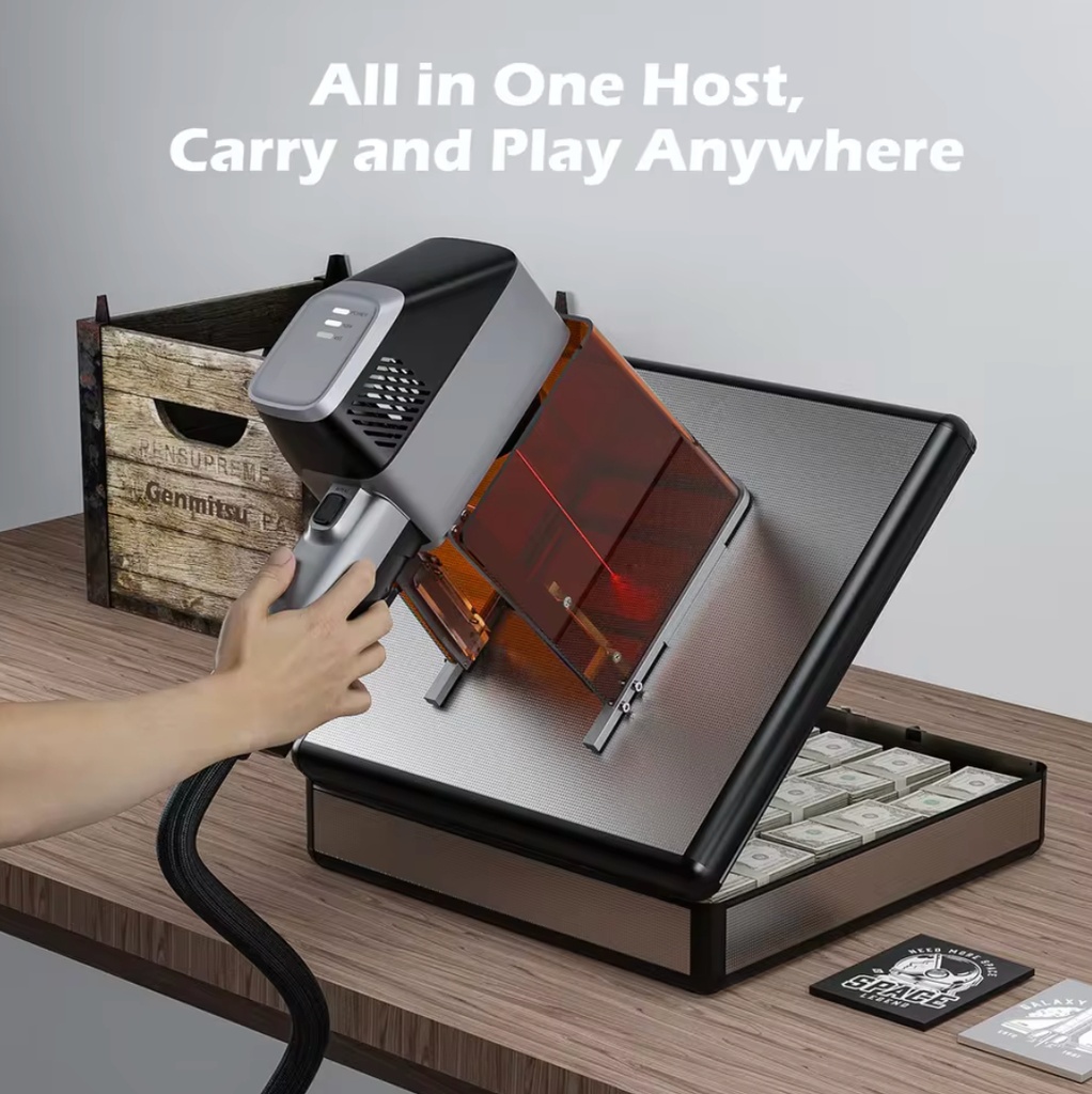 Laser Portatil Dual Fibra 20w Y Diodo 5w Wainlux Z6