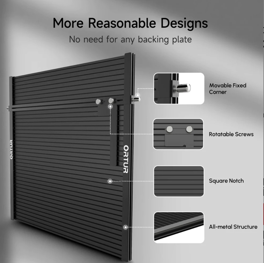 Plataforma Grabado Laser Ortur Lep 1.0 400x450 Mm