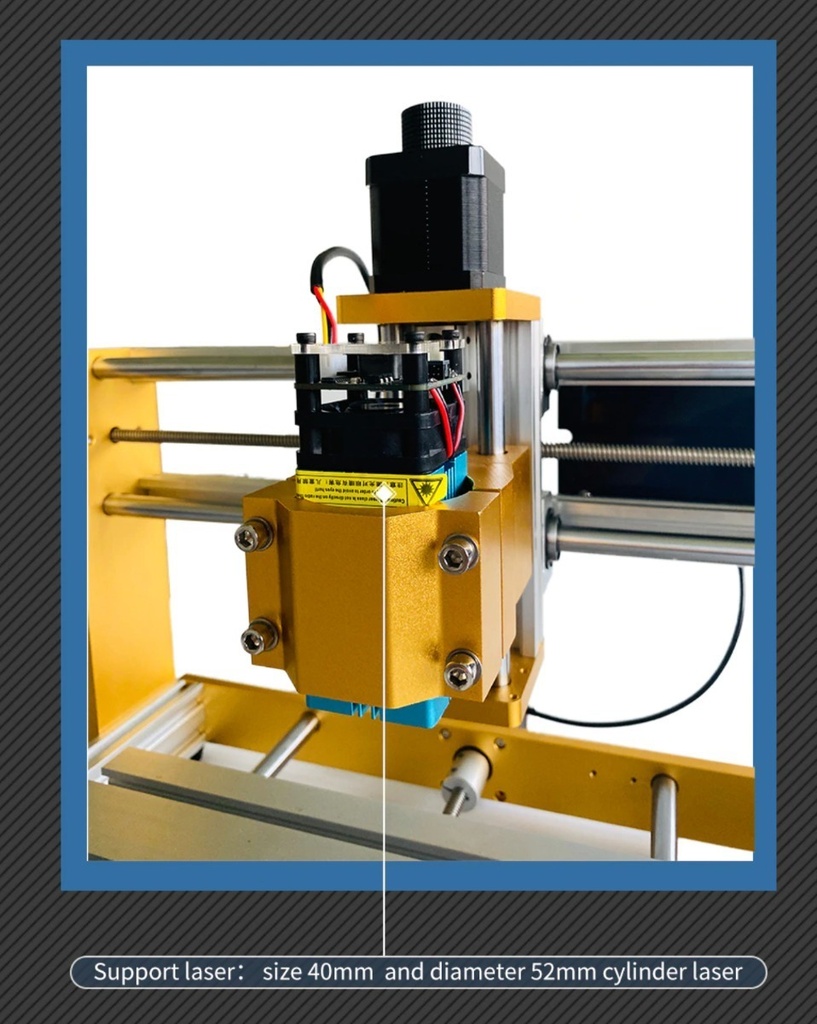 Fresadora Router Cnc 3018plus Husillo 300w, Laser 15000mw