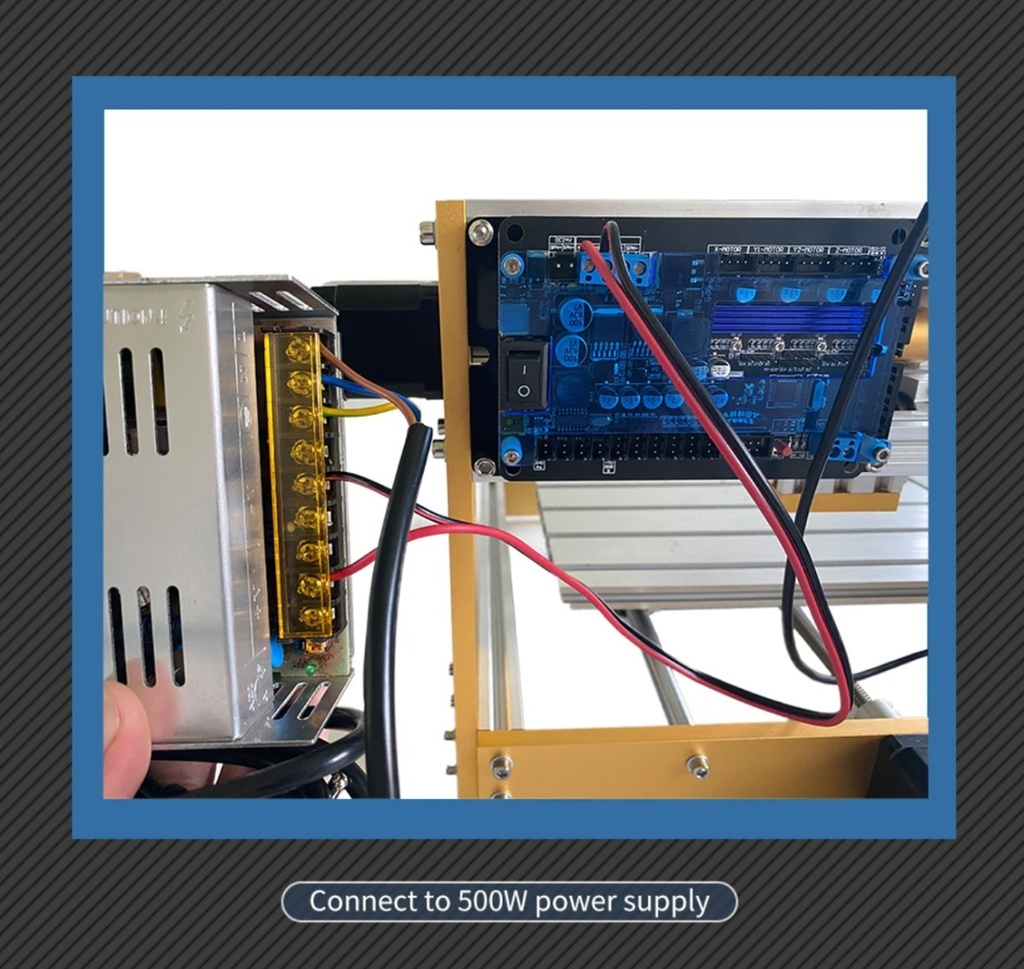 Fresadora Router Cnc 3018plus Husillo 500w, Laser 40000mw