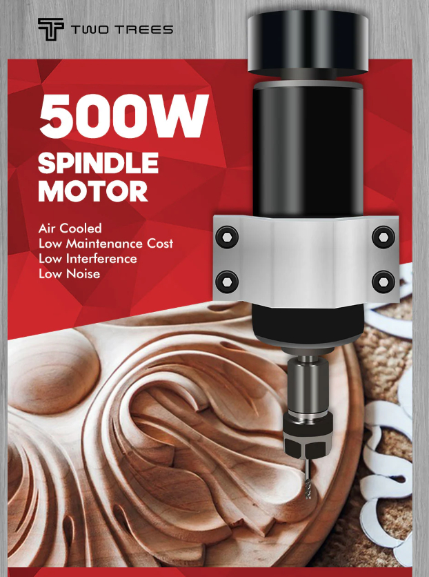 Router Cnc Dual 46x46 Cm Husillo 500w