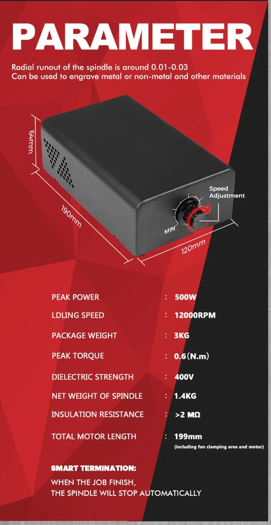 Router Cnc Dual 46x46 Cm Husillo 500w