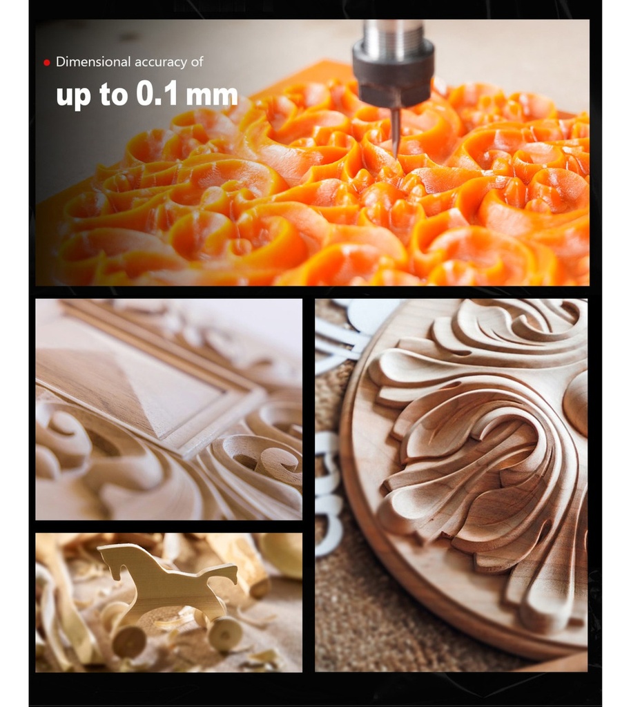 Router Cnc Dual 46x46 Cm Husillo 500w