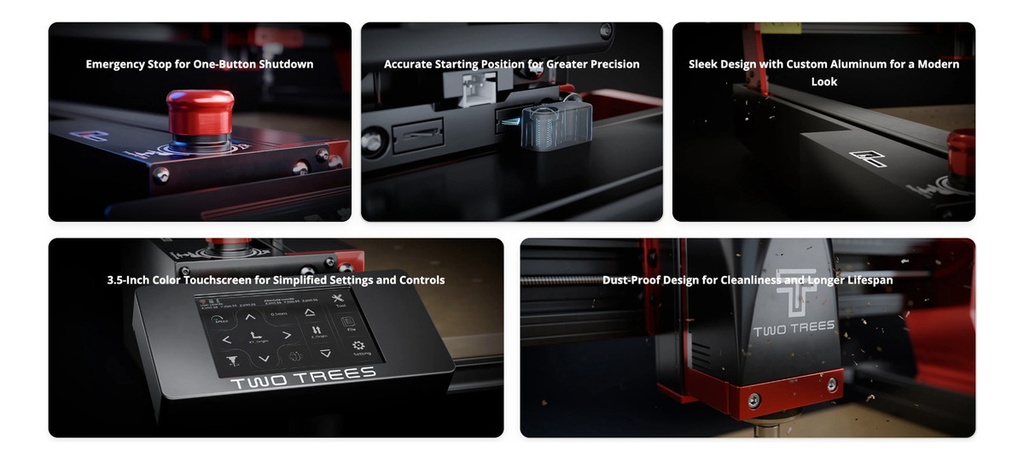 Router Cnc Two Trees Ttc 450pro 500w + Rotativo 4to Eje