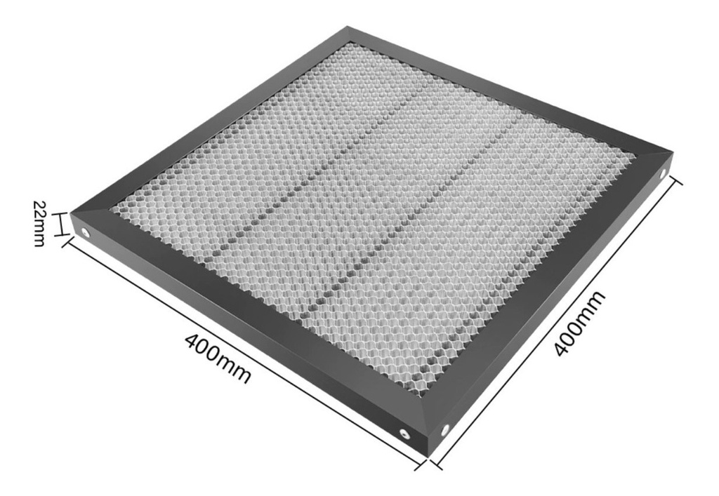 Panel Metalico Para Cnc Laser 40x40 Cm-  Two Trees