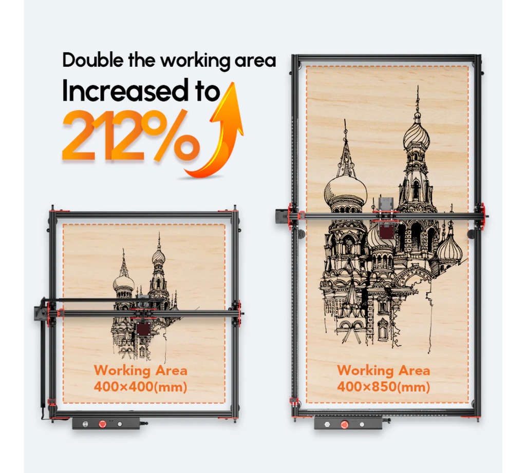 Kit Expansion Para Grabadora Laser Algo Laser Diy Kit Mk2