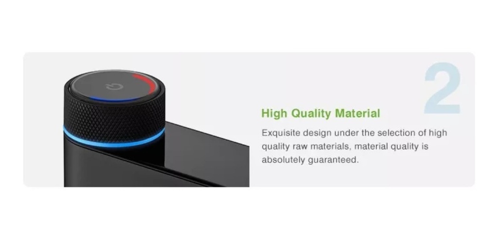 Novedad! Monocomando Digital Termostatico Alta Gama Y Diseño