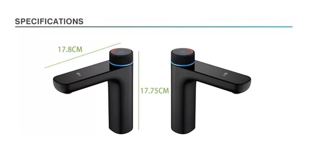 Novedad! Monocomando Digital Termostatico Alta Gama Y Diseño