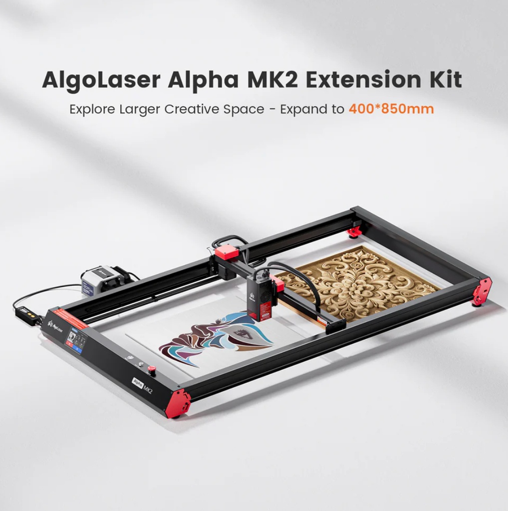 Kit De Extension Area De Trabajo Laser Algo Laser Alpha Mk2