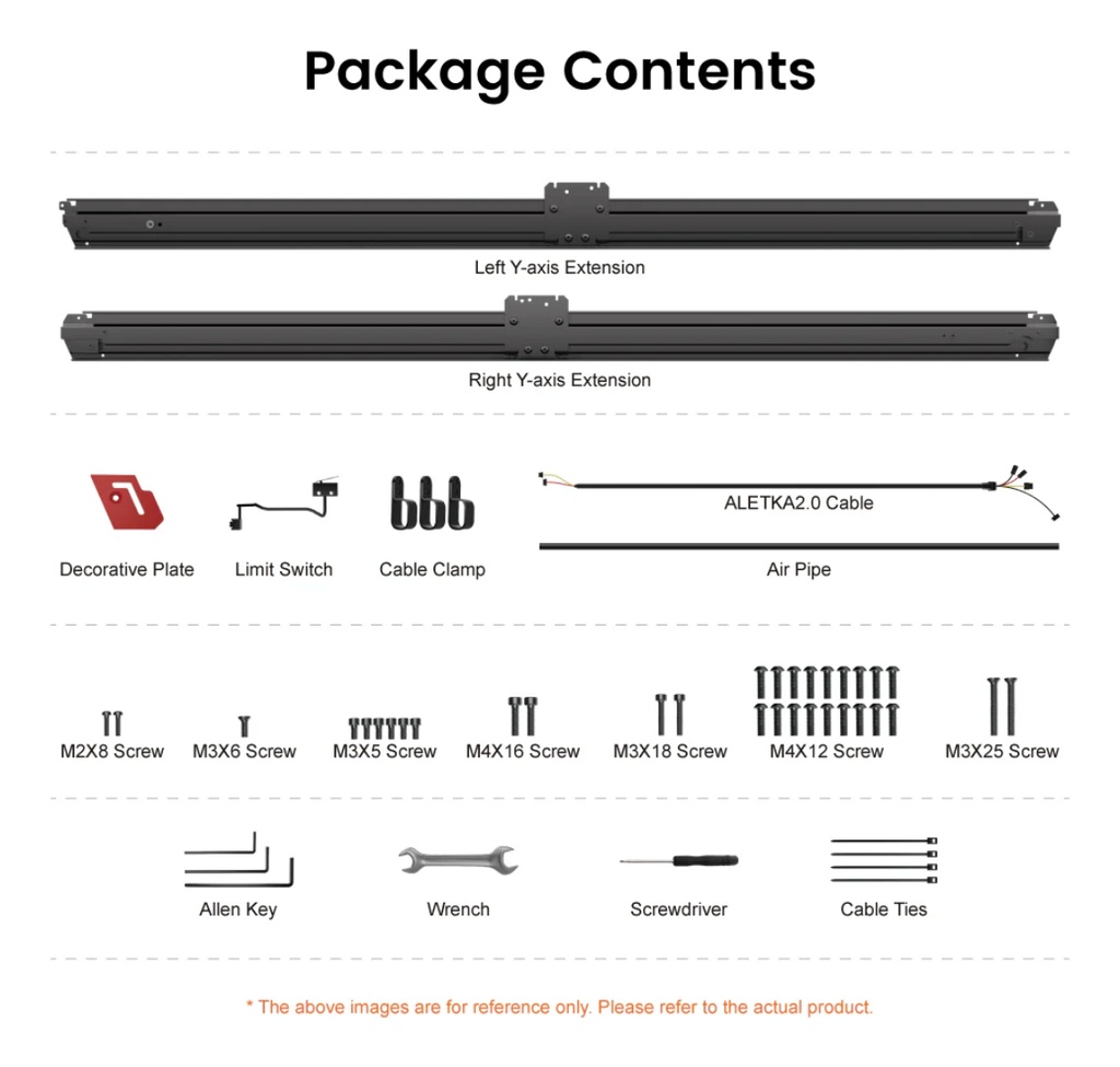 Kit De Extension Area De Trabajo Laser Algo Laser Alpha Mk2