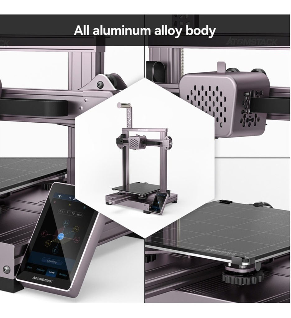 Impresora 3d Atomstack Cambrian Novedad Total Imprime Goma !