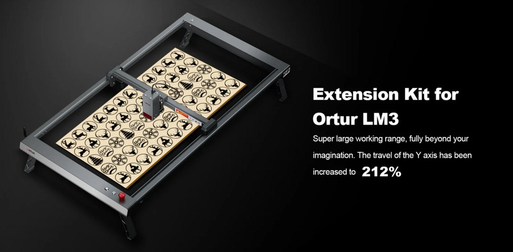 Kit De Extension Ortur Laser Master 3 (olm3) 80x41 Cm