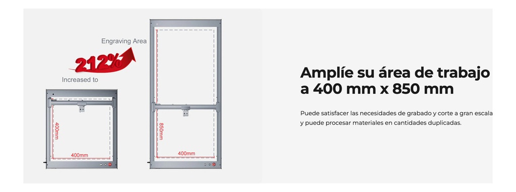 Kit De Extension Ortur Laser Master 3 (olm3) 80x41 Cm