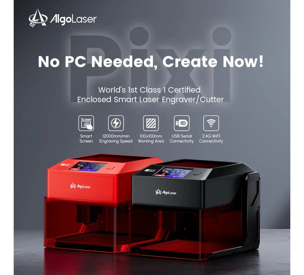 Cortadora Y Grabadora Láser Algolaser Pixi 10w