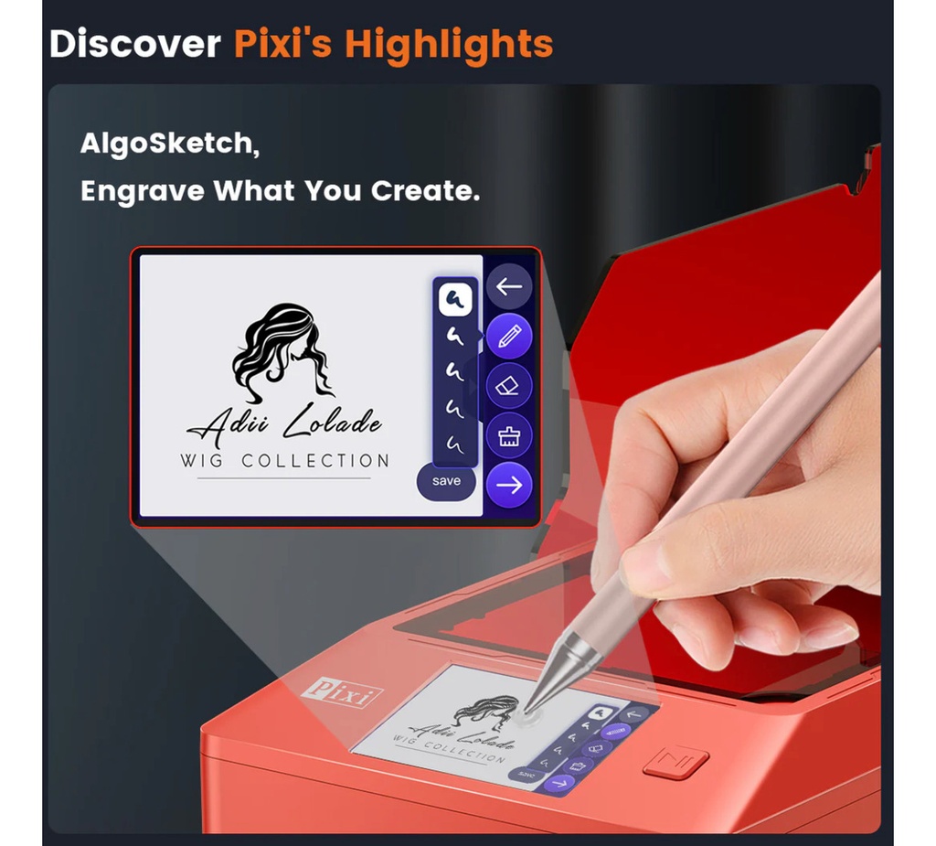 Cortadora Y Grabadora Láser Algolaser Pixi 10w