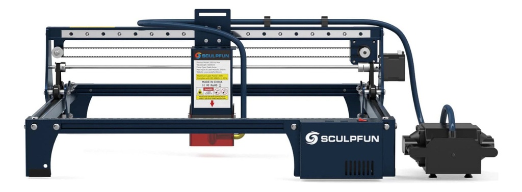 Cnc Corte Laser Sculpfun S30 Pro Max 20W 35x35cm