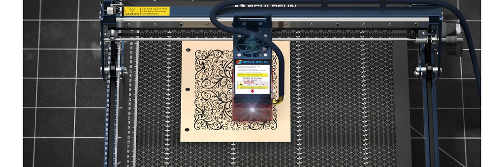 Cnc Corte Laser Sculpfun S30 Pro Max 20W 35x35cm