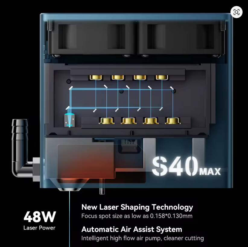 Cnc Corte Laser Sculpfun S40 Max