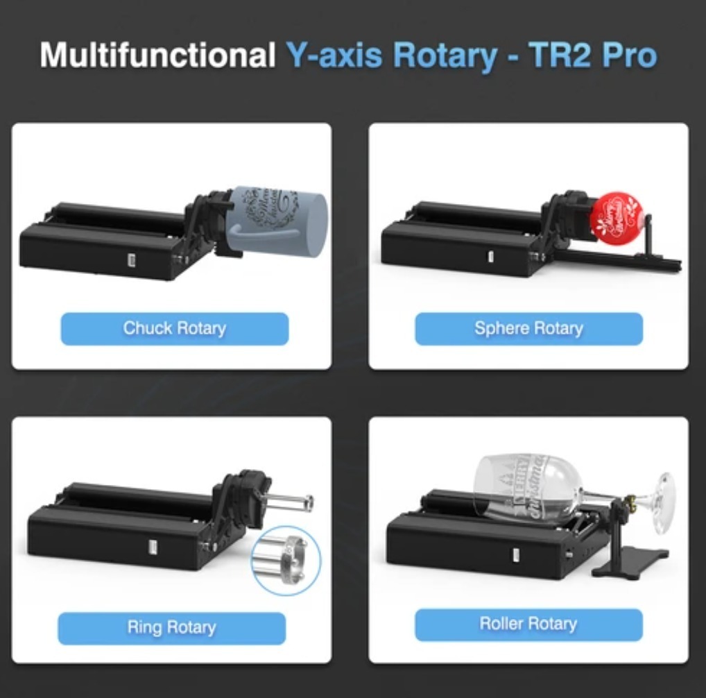 Rotativo Two Trees Para Laser Multifuncion 4 En 1