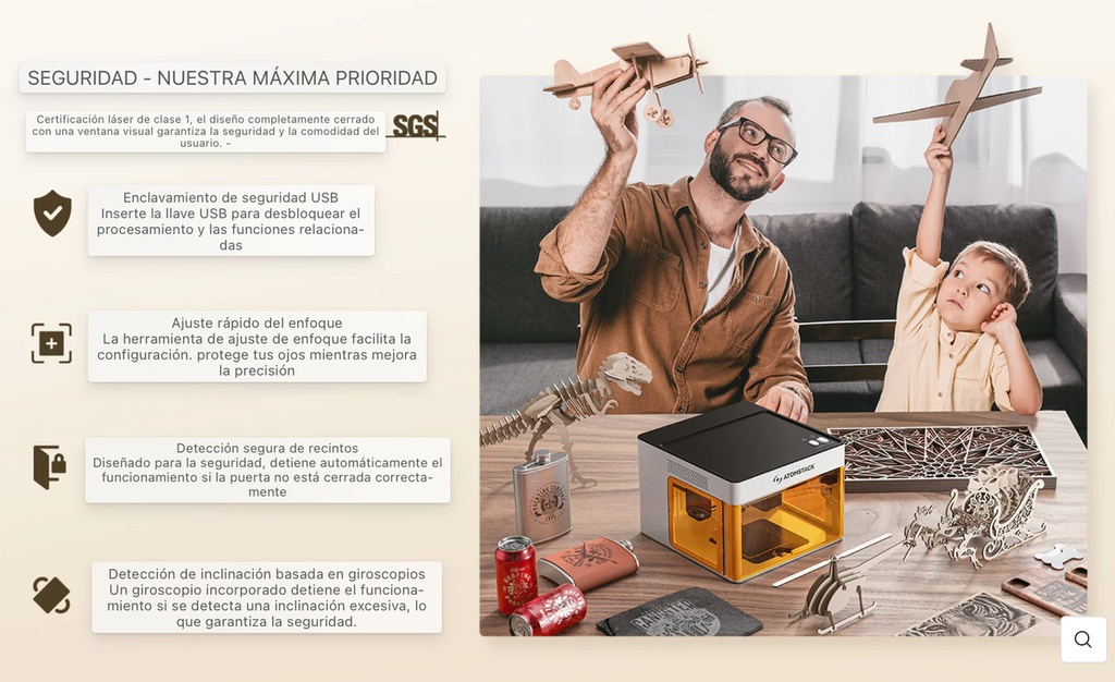 Atomstack P1 Laser de Diodo 5w