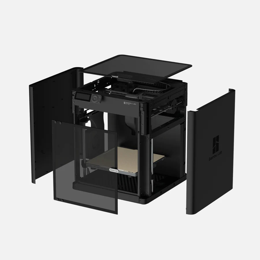 Impresora 3d Bambu Lab P1s Combo Ams Color Negro Con Tecnología De Impresión Fdm
