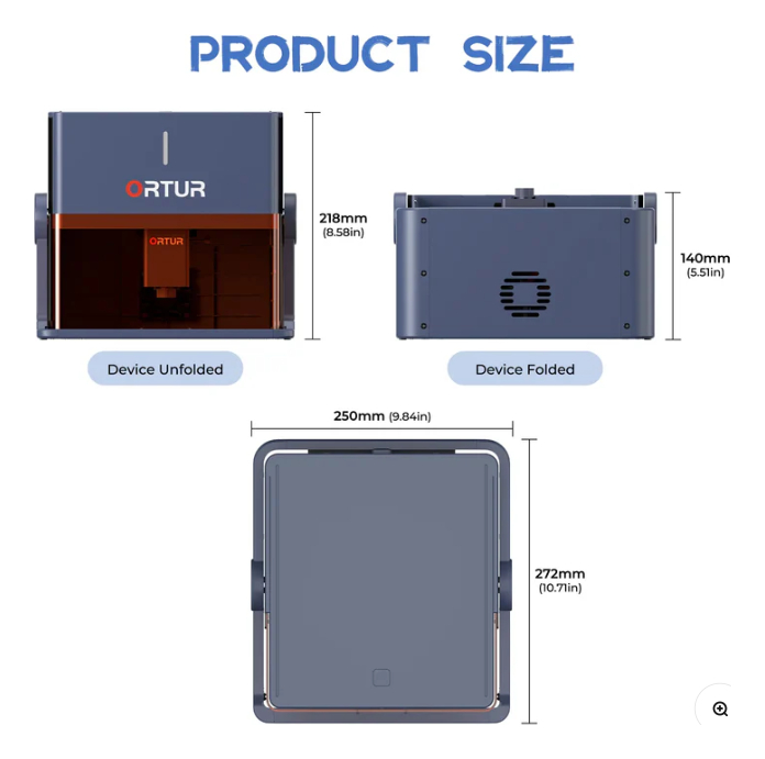 Grabadora Laser Ortur R1 5W + 1.3w Infrarrojo