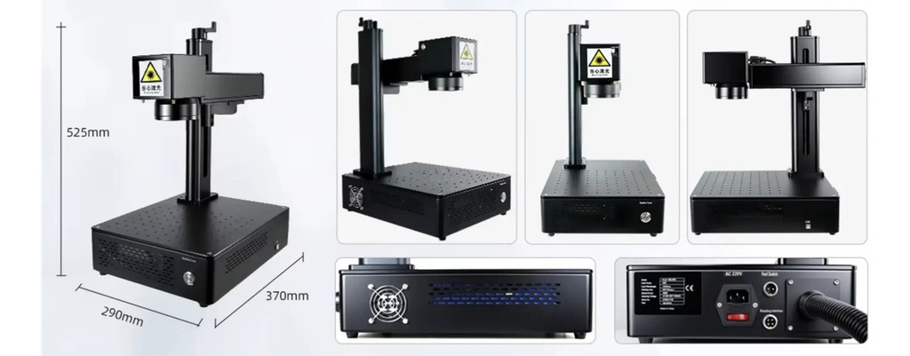 Laser De Fibra Rayzen Noir 20w