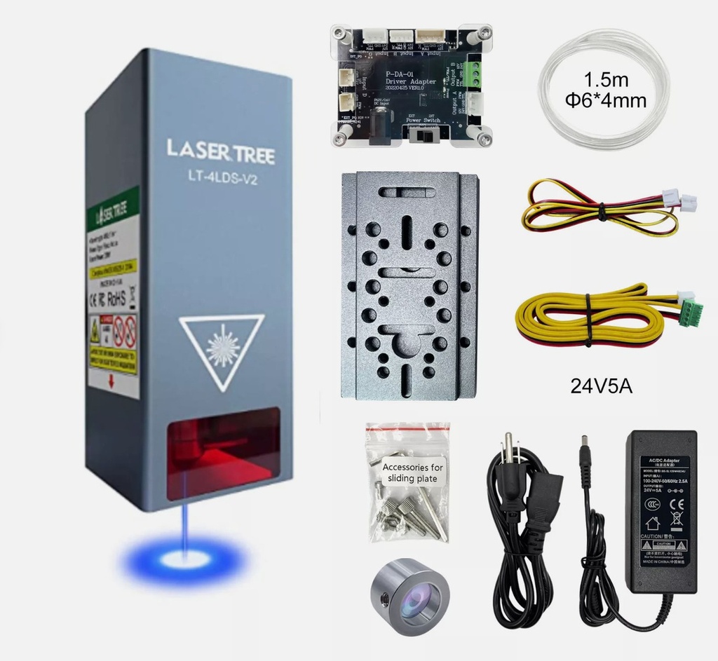 Cabezal Laser Tree 20w Optico