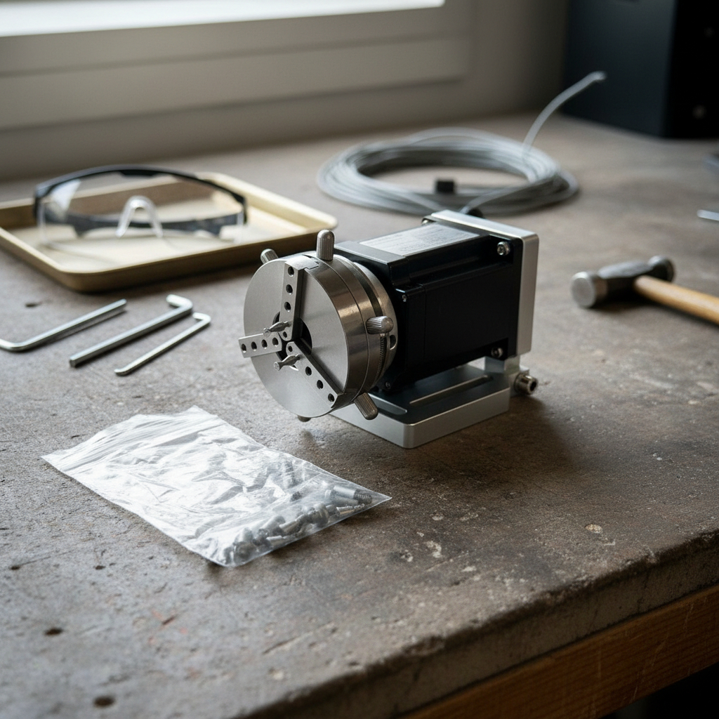 Rotativo Rayzen para Maquina De Fibra Y Uv - Graba Anillos