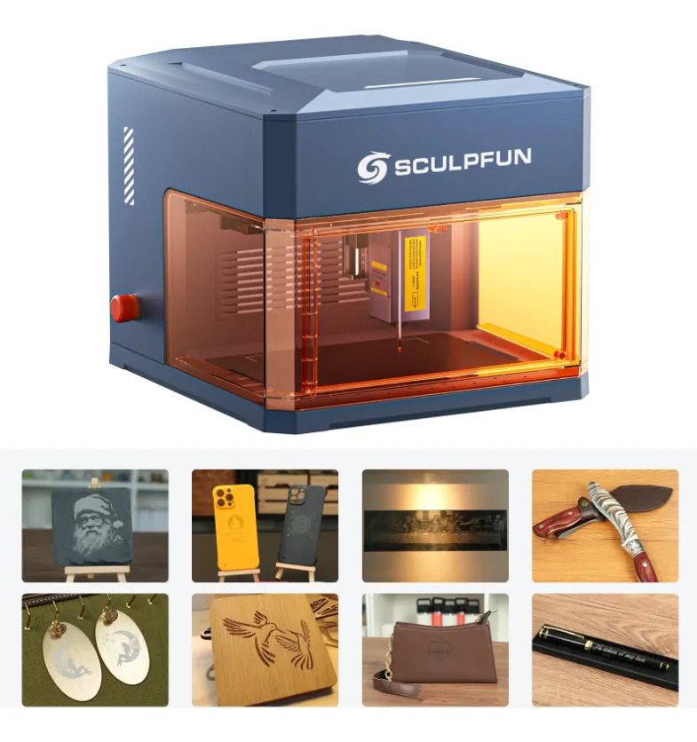 Grabadora y Cortadora Laser Sculpfun Icube Ultra 12w