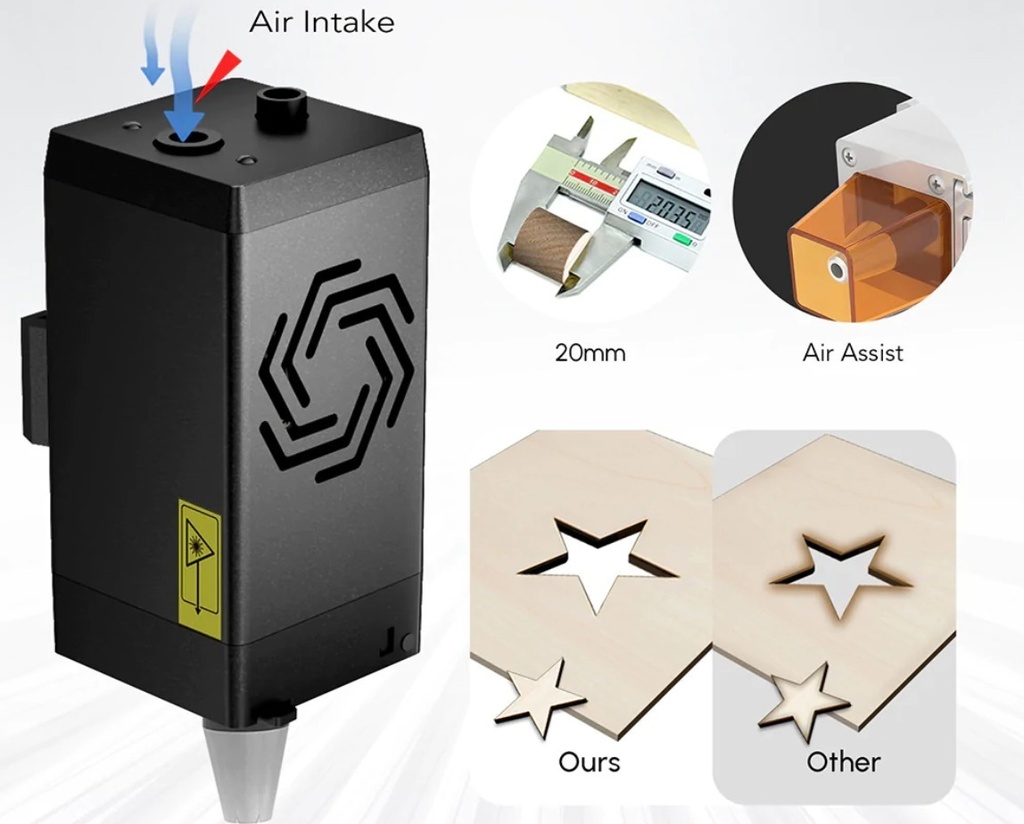 Cabezal Laser 10w Opticos Ortur Lu2 Compatible Con Atomstack