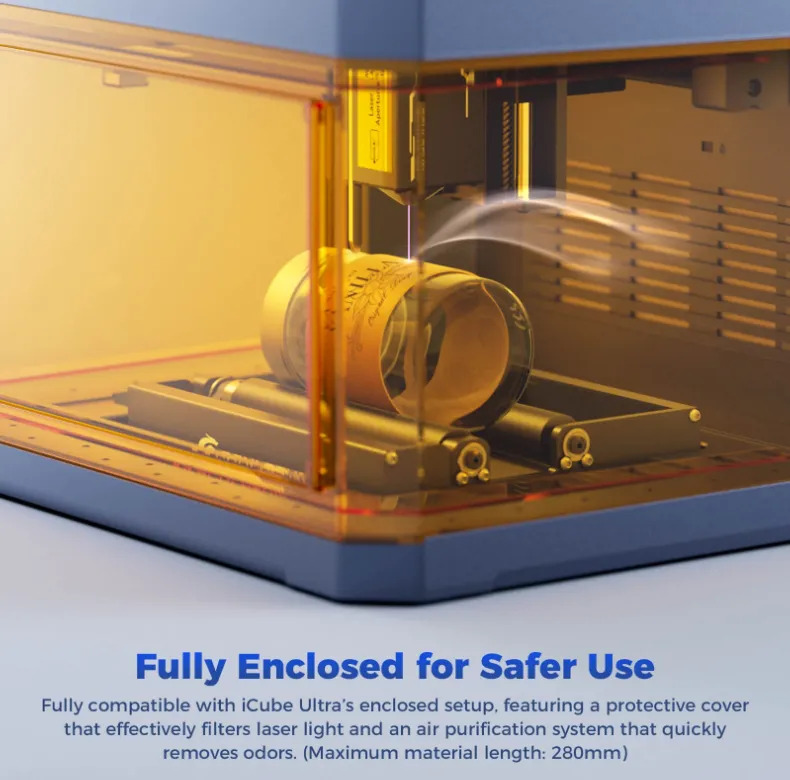 Accesorio Rotativo Ra Mini para Sculpfun ICube