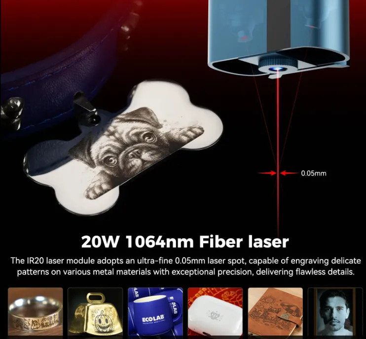Módulo Láser SCULPFUN IR 20 20W 
