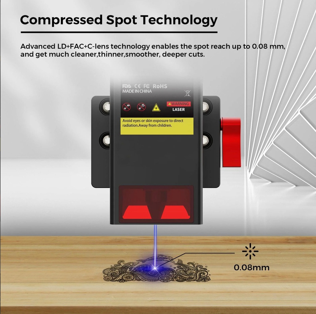 Modulo Laser Two Trees 20w Para Ttc 450/450 Pro/6050/ H40