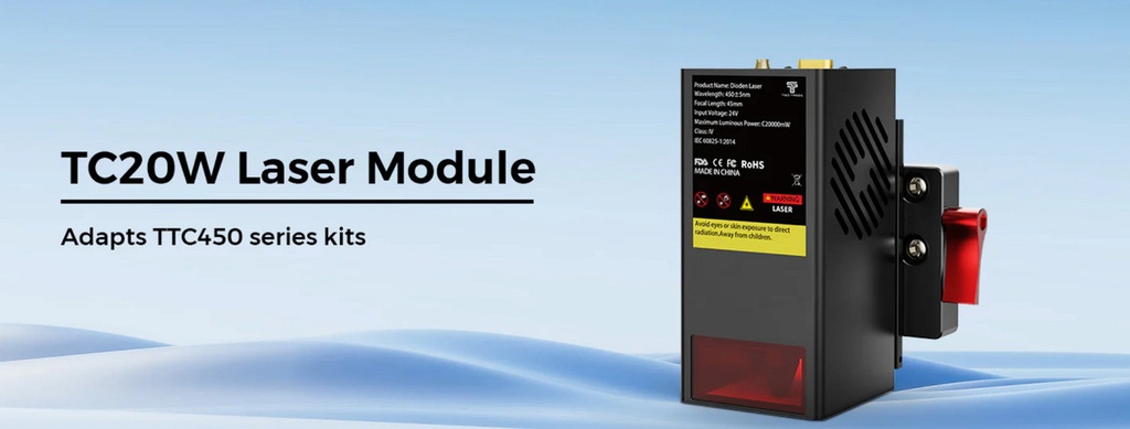 Modulo Laser Two Trees 20w Para Ttc 450/450 Pro/6050/ H40