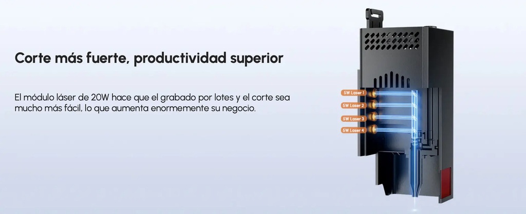 Cabezal Algolaser 20w 