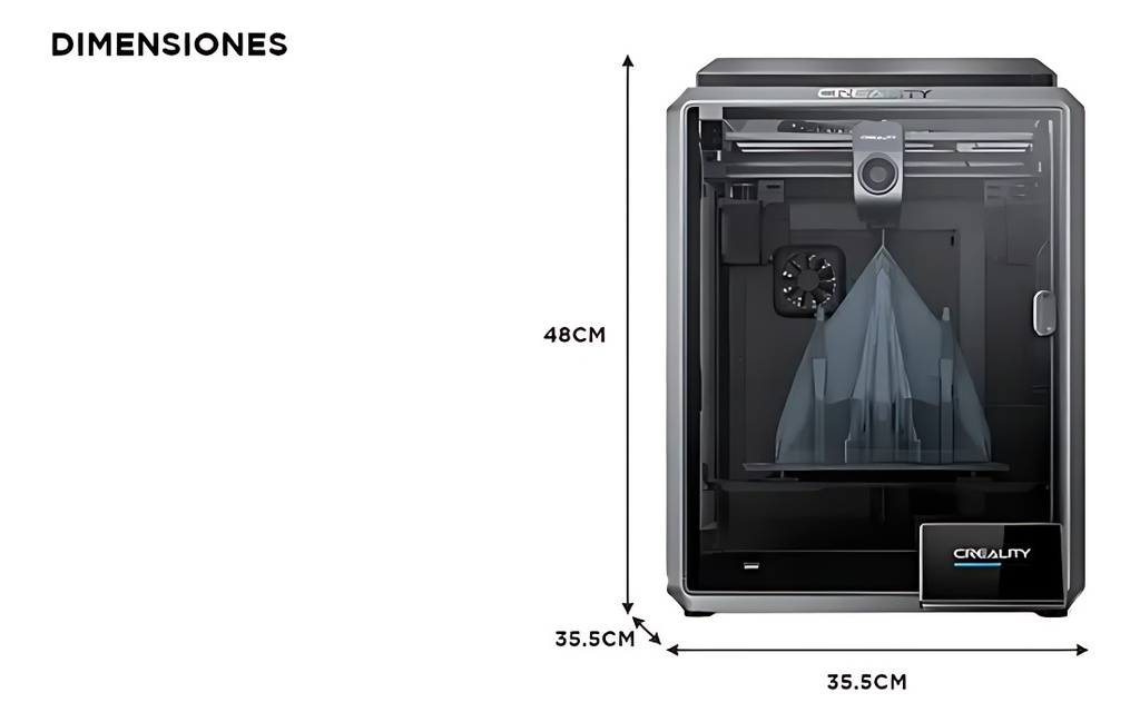 Impresora 3d Creality K1c Alta Velocidad, Precisión Wifi