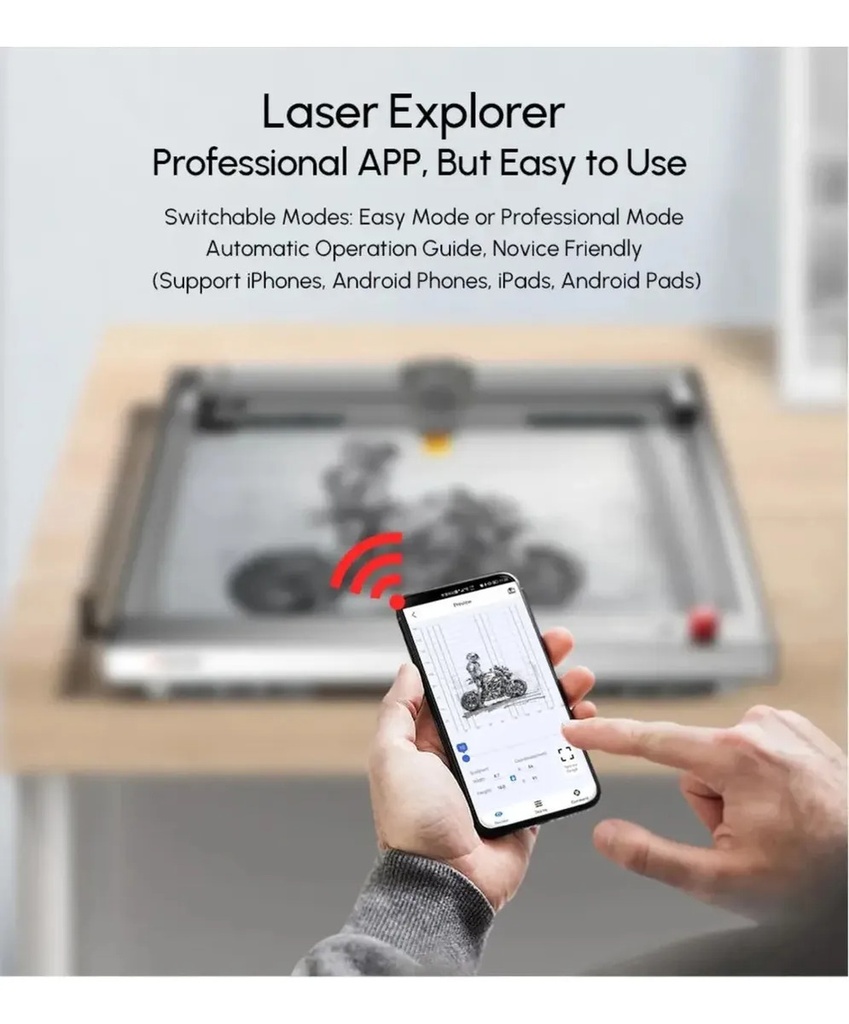 Ortur Laser Master 3 - Láser Cnc 10w Wifi Para Cortar Mdf