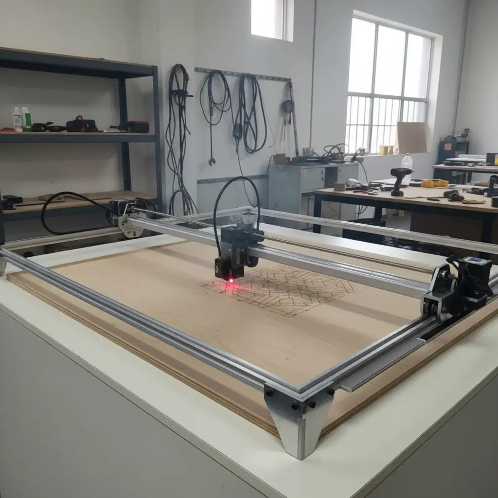 Cnc Corte Laser 85 X 82 Cm Laser Diodo 40w Opticos - Servo