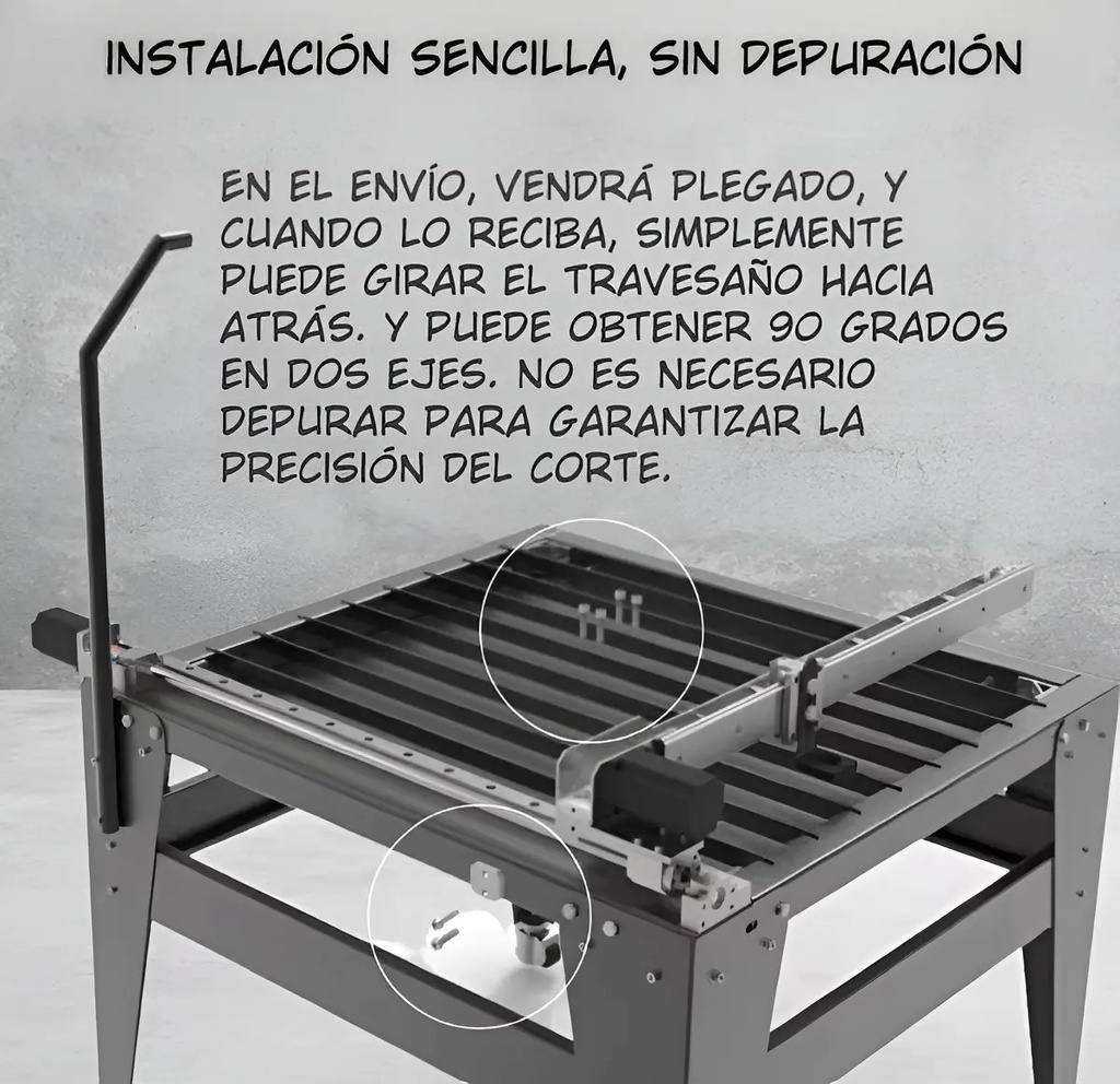 Máquina Cortadora De Plasma De Corte De Chapa De 60x60 Cm
