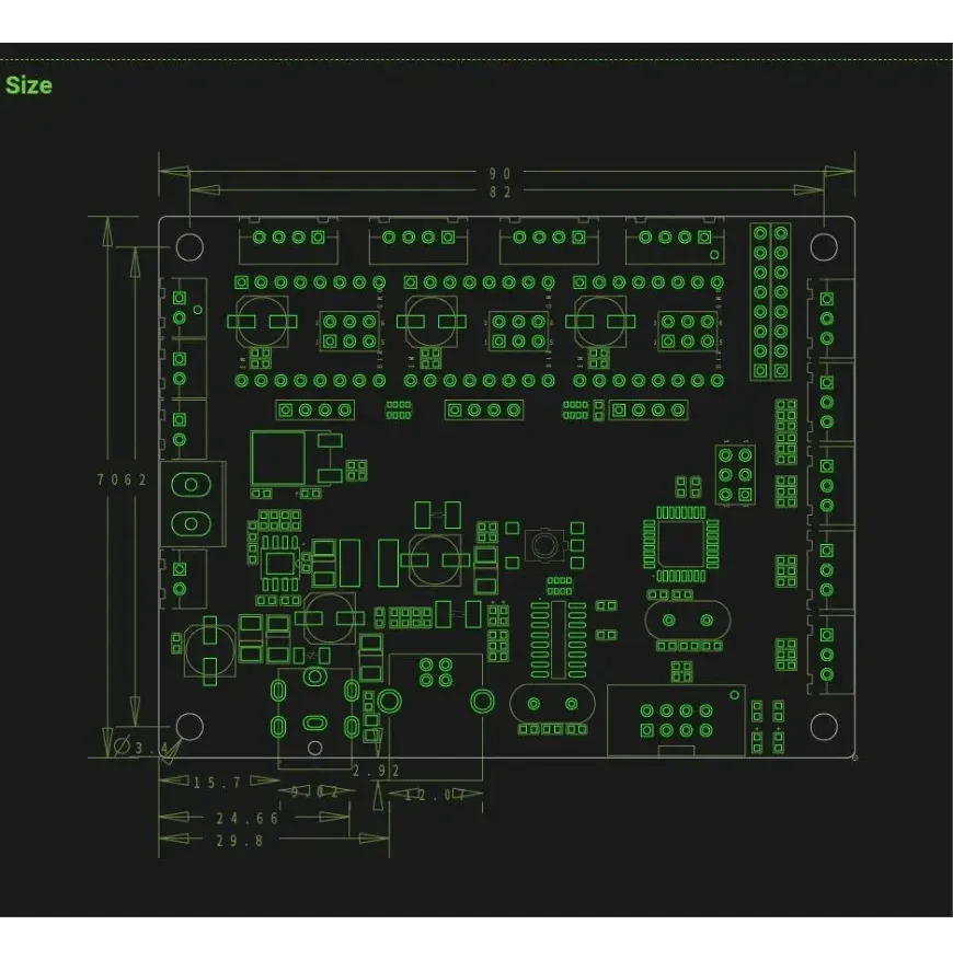 Placa Controladora Makerbase Cnc  Laser Y Fresadora  12/24v