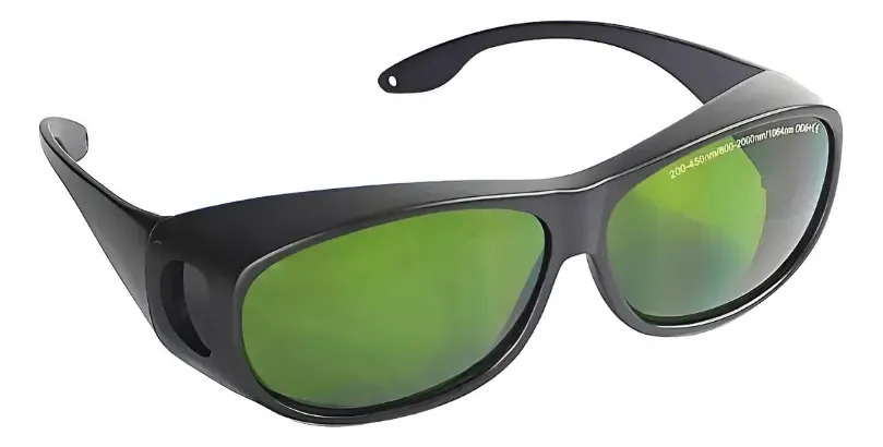 Lentes Proteccion Laser Diodo,uv,fibra 200-455nm 900-1100nm Verde
