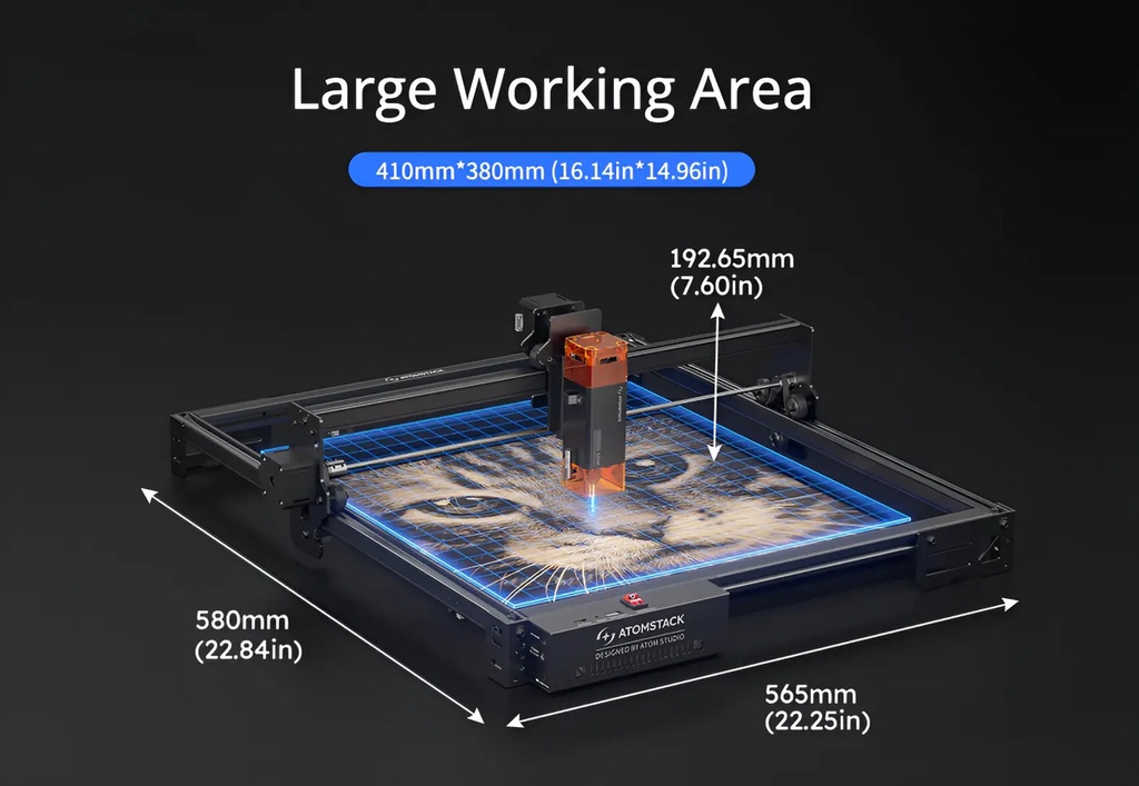 Atomstack A10 Pro V2 Black Maquina Laser