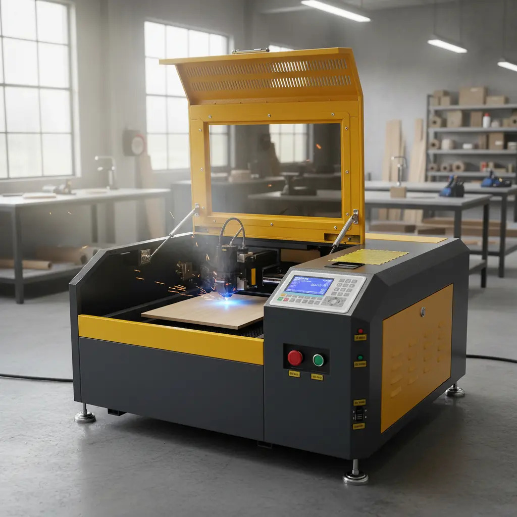 Cnc Laser Co2 50w 40x40 Cm Placa Ruida