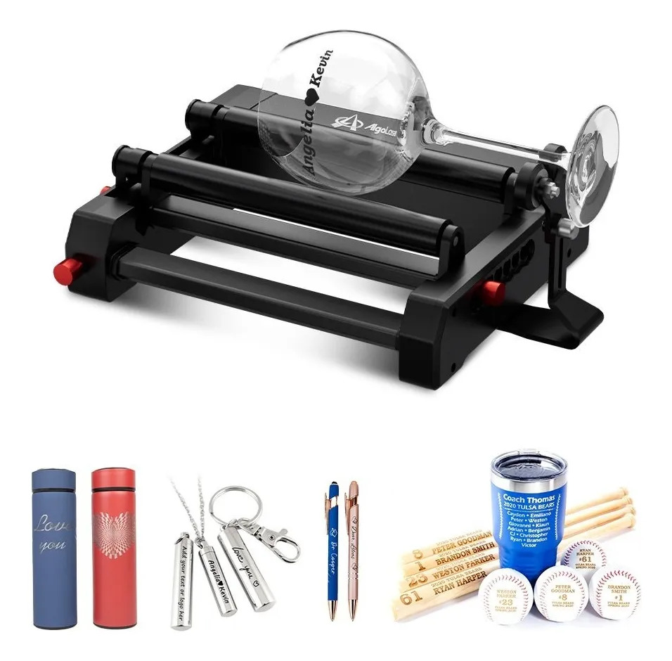 Accesorio Rotativo Algolaser Rr2 Para Grabadoras Laser